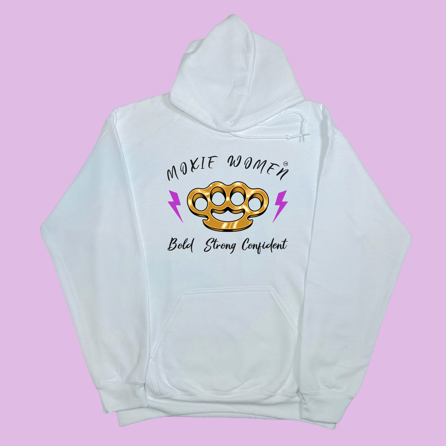 Moxie Women™ Strong, Bold, Confident Brass Knuckles Hoodie