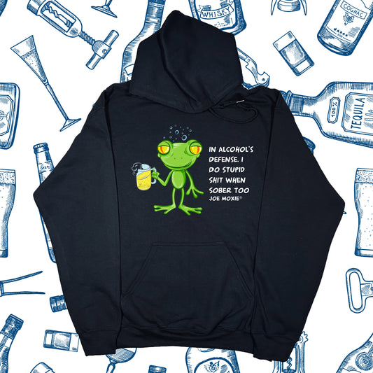 Joe Moxie® In Alcohol’s Defense I Do Stupid Shit When Sober Too Hoodie