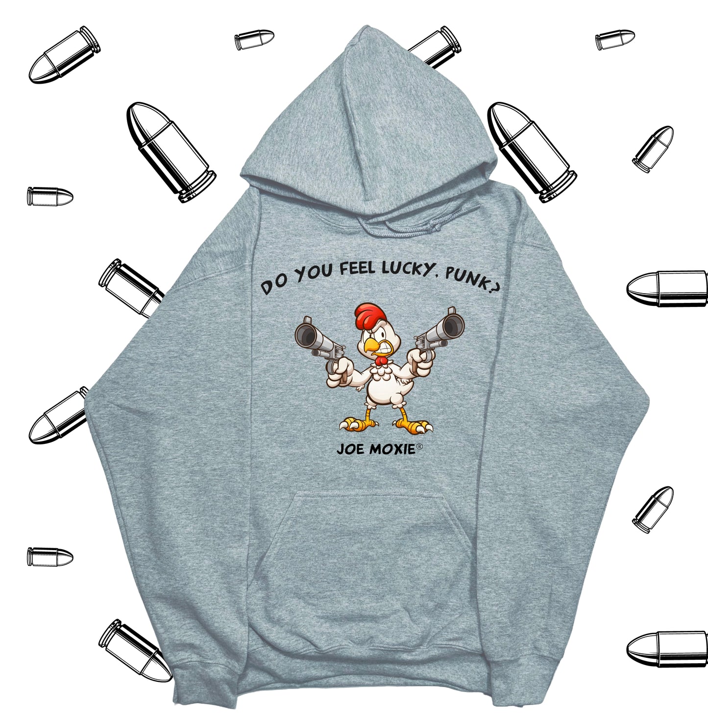 Joe Moxie® Do You Feel Lucky Punk Hoodie