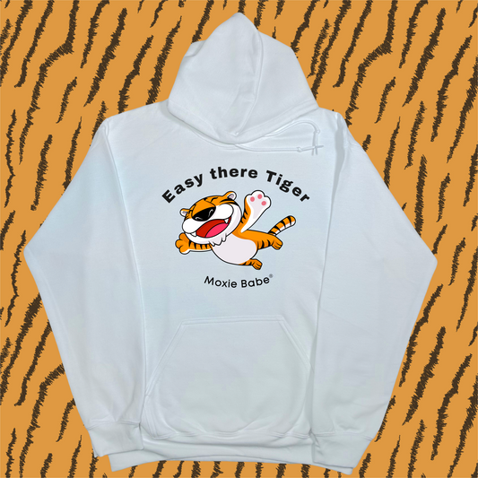 Moxie Babe® Easy There Tiger Hoodie