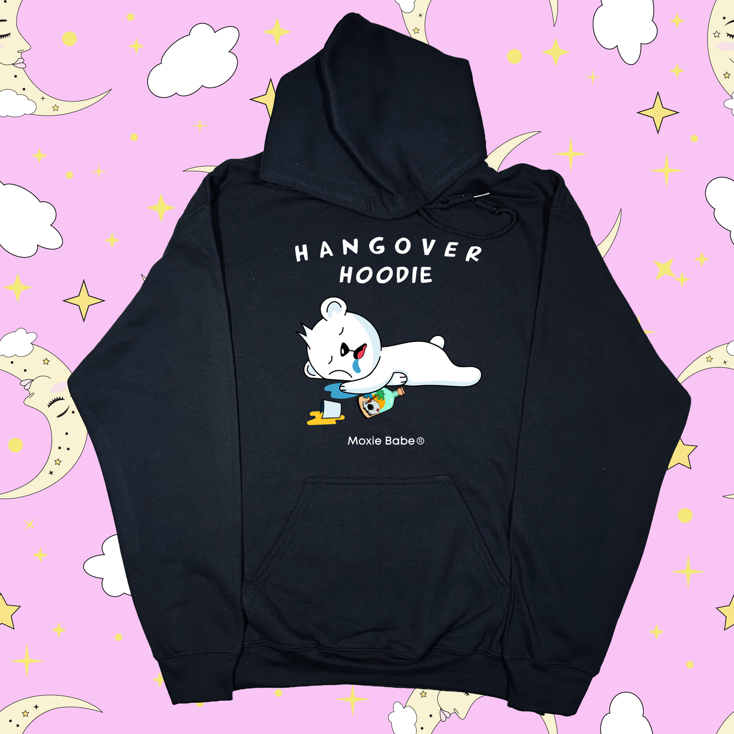 Moxie Babe®  Hang Over Hoodie