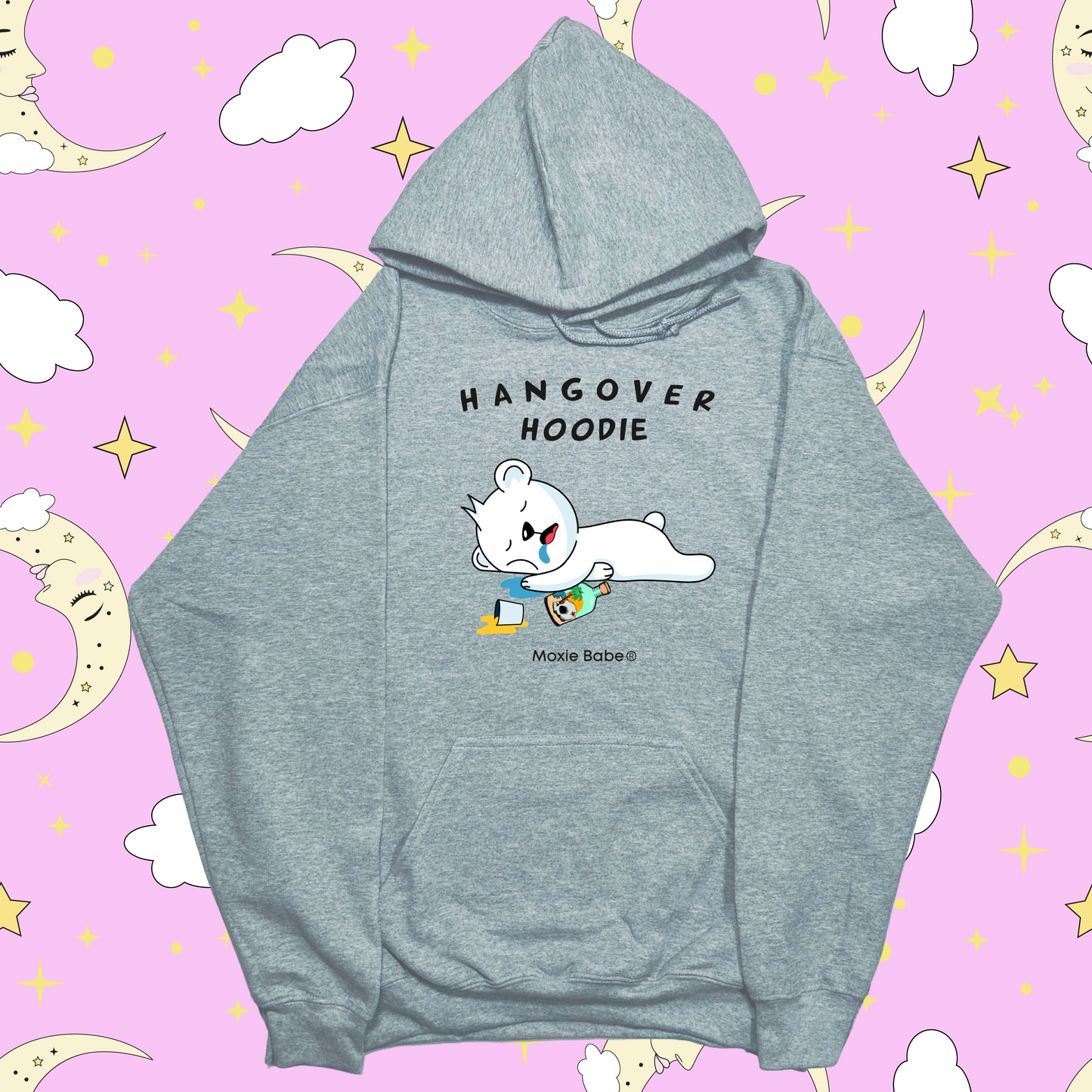 Moxie Babe®  Hang Over Hoodie