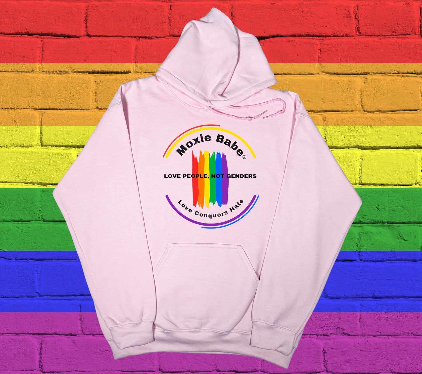 Moxie Babe® Love People, Not Genders Hoodie