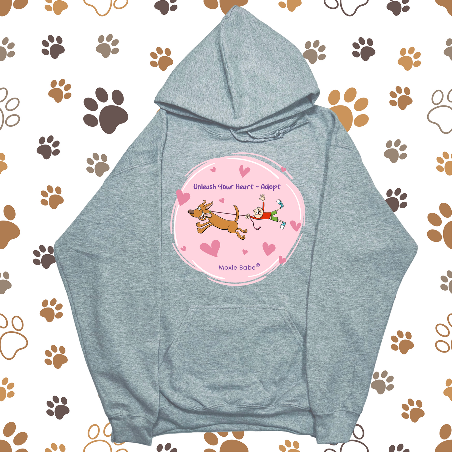 Moxie Babe® Unleash Your Heart Hoodie