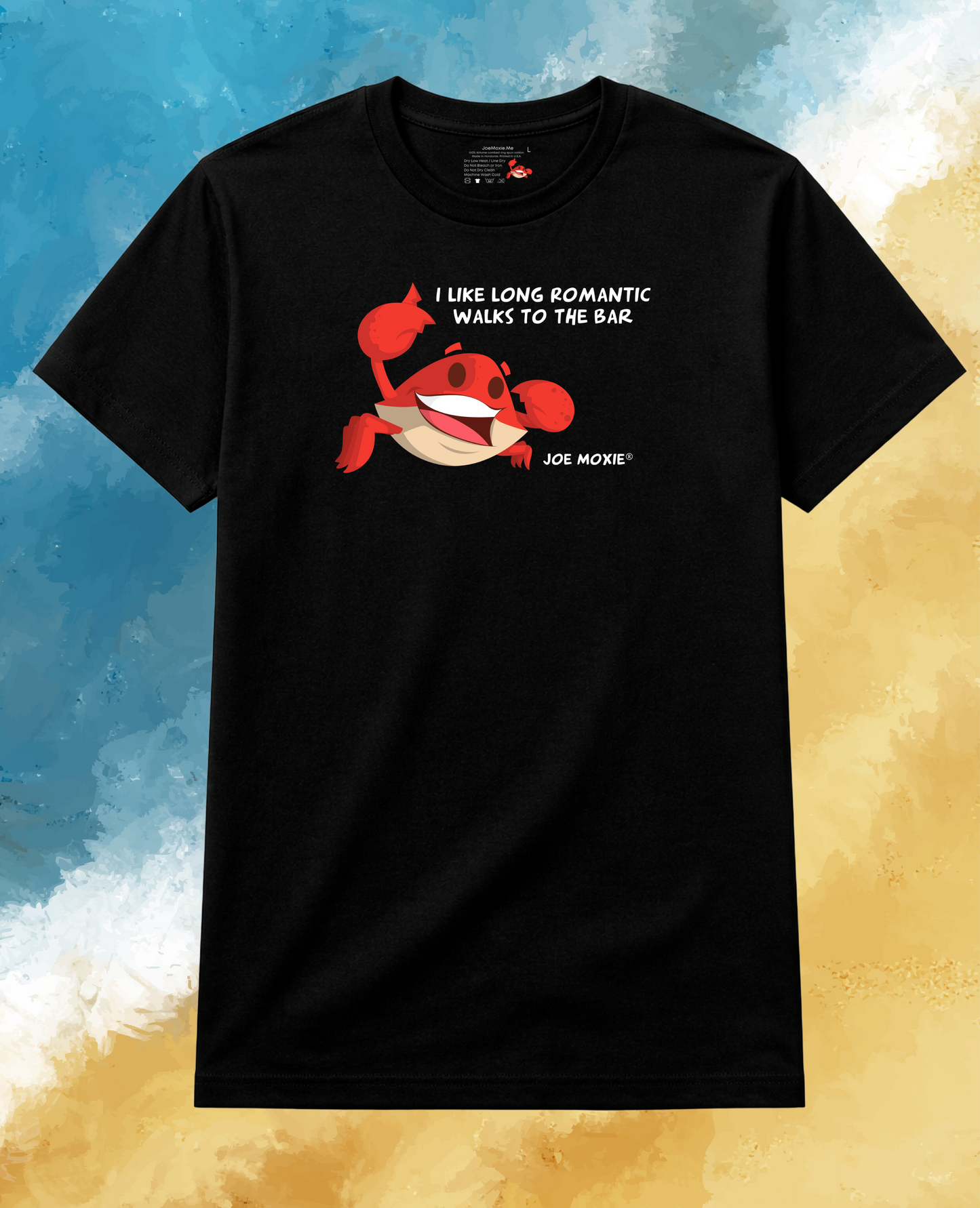 Joe Moxie® I Like Long Romantic Walks To The Bar T-Shirt