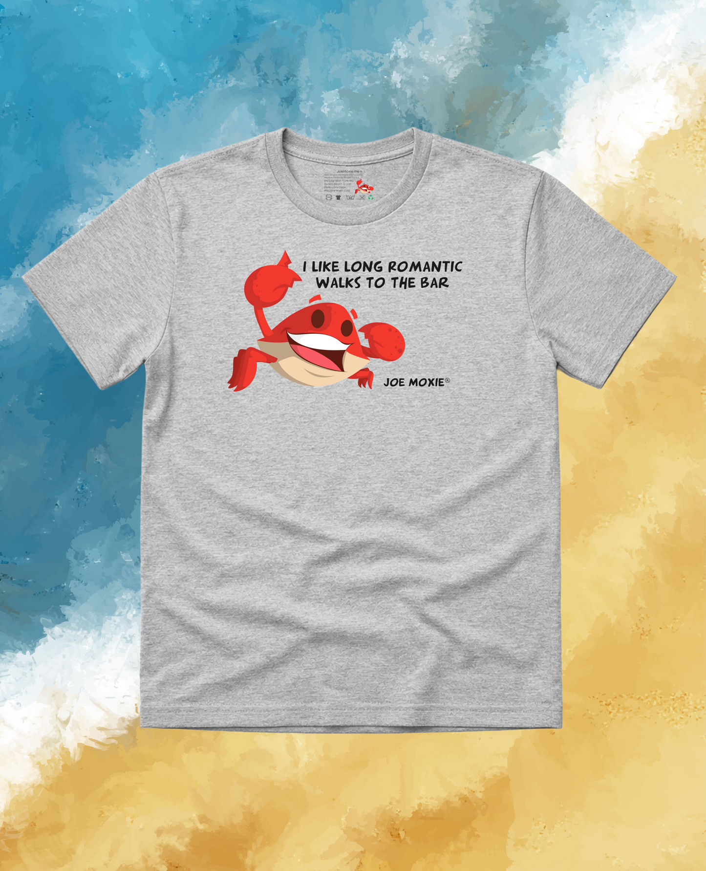 Joe Moxie® I Like Long Romantic Walks To The Bar T-Shirt