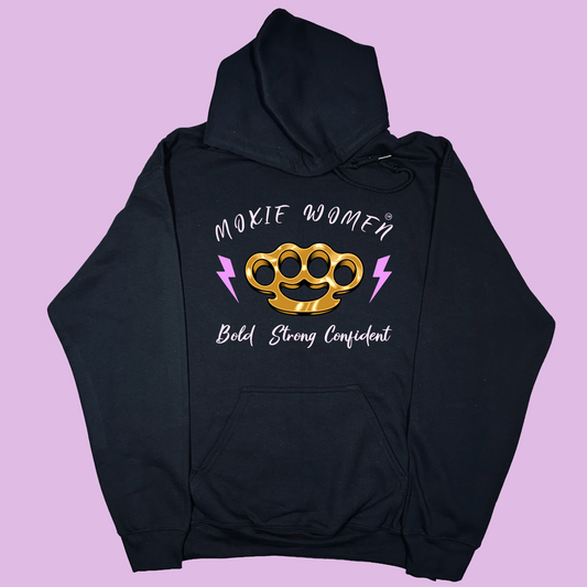 Moxie Women™ Strong, Bold, Confident Brass Knuckles Hoodie