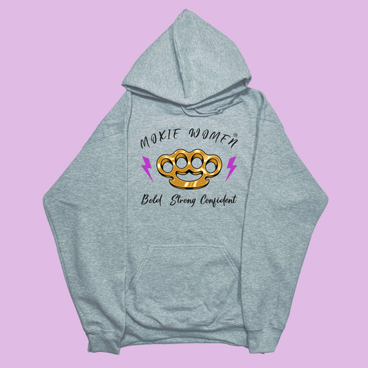 Moxie Women™ Strong, Bold, Confident Brass Knuckles Hoodie