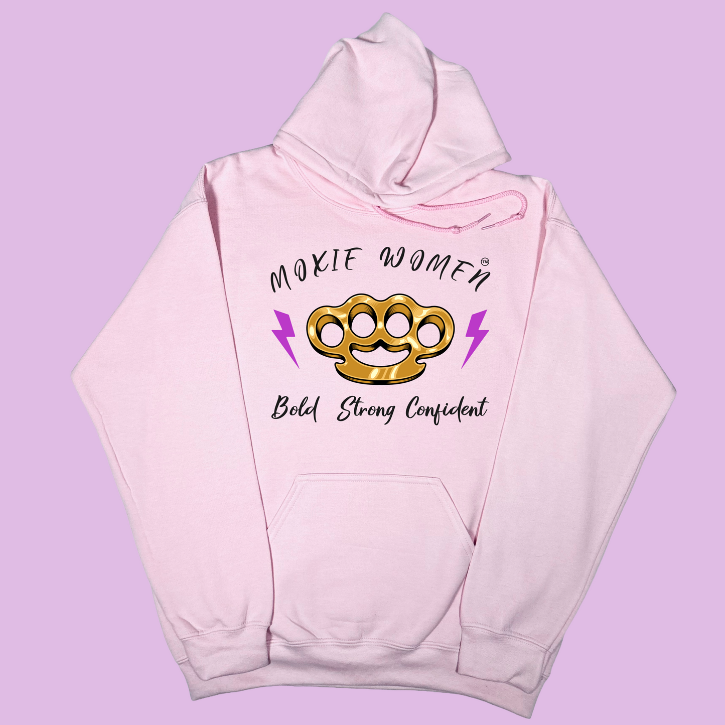 Moxie Women™ Strong, Bold, Confident Brass Knuckles Hoodie
