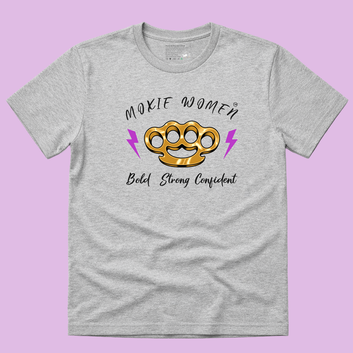 Moxie Women™ Strong, Bold, Confident Brass Knuckles T-Shirt
