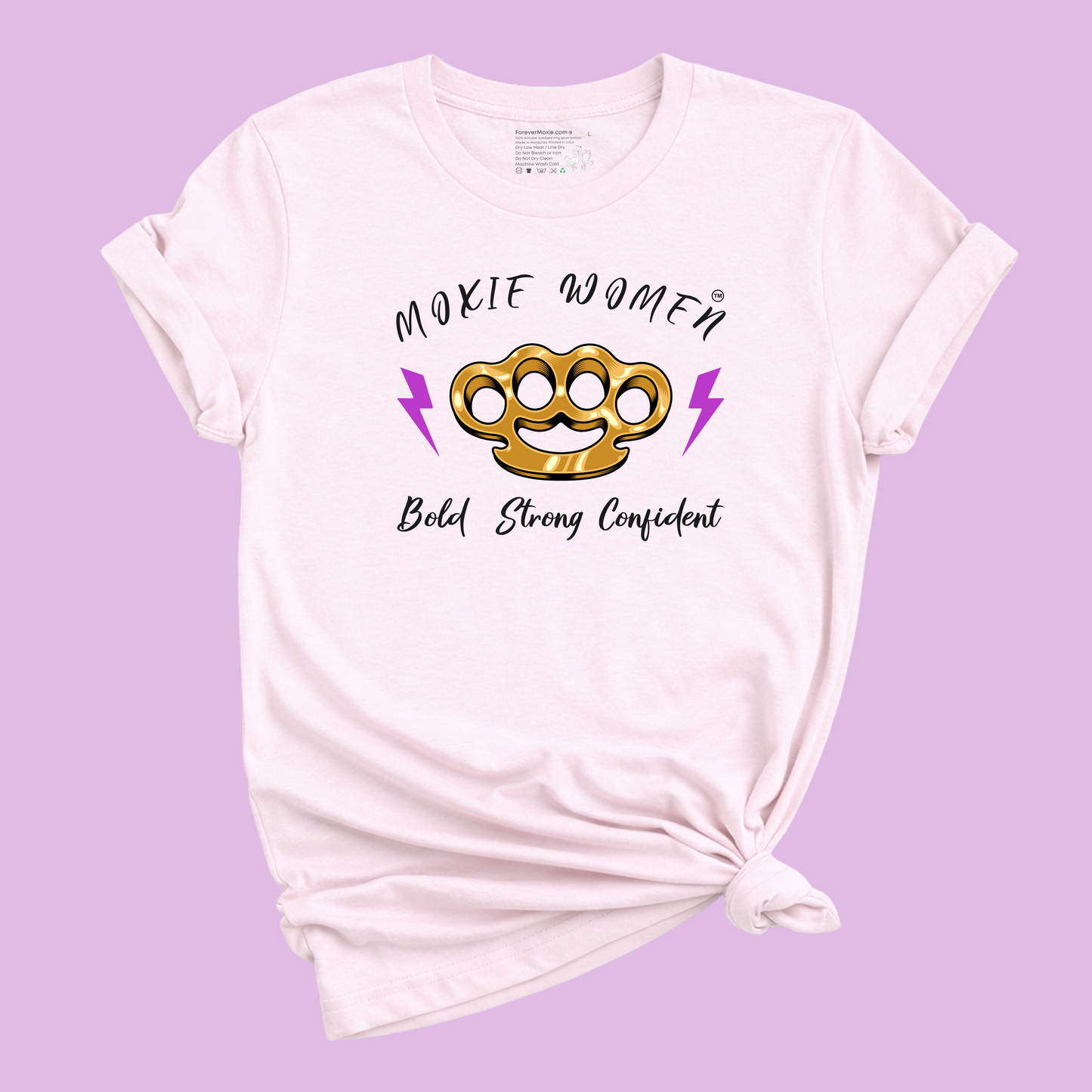 Moxie Women™ Strong, Bold, Confident Brass Knuckles T-Shirt